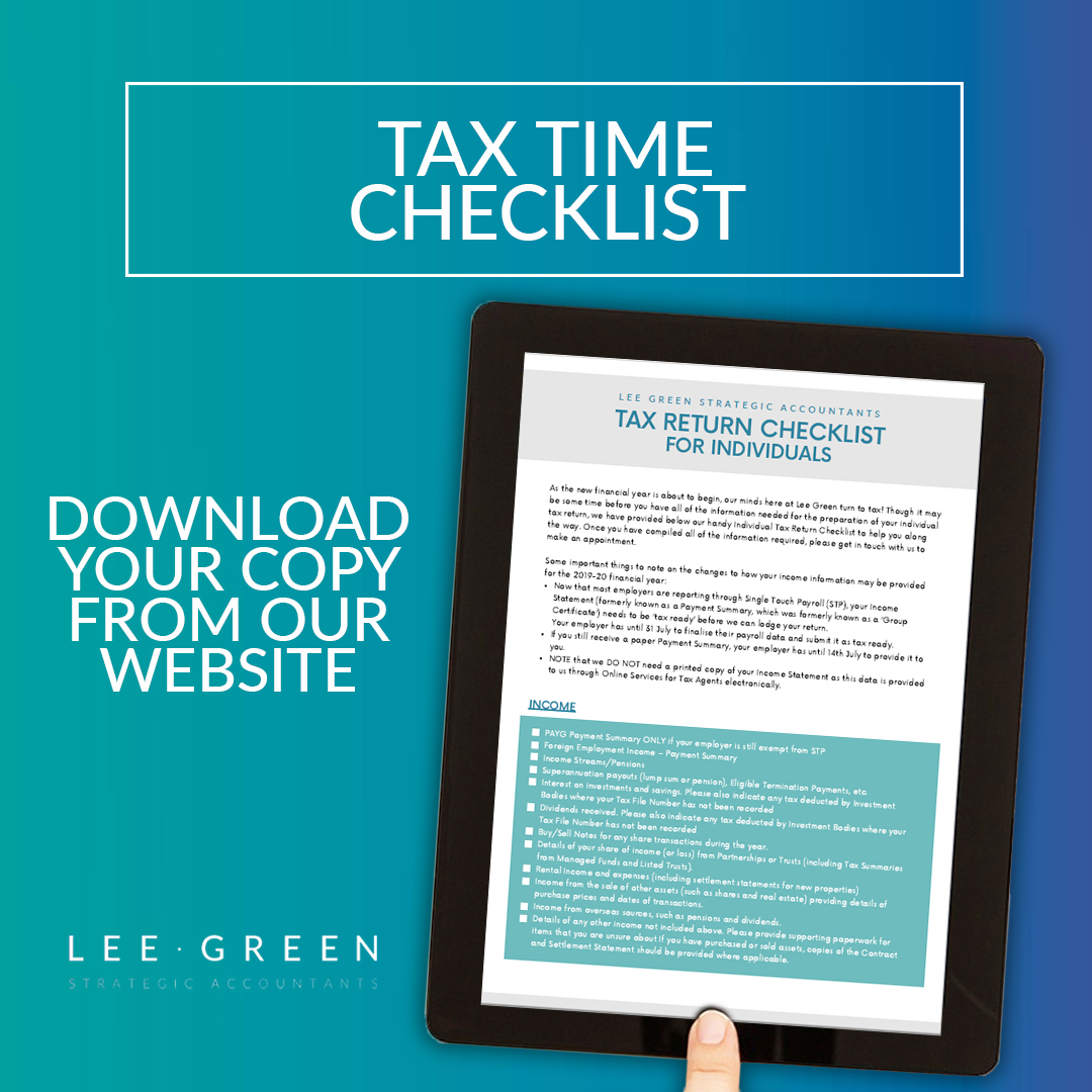2020 Tax Return Checklist
