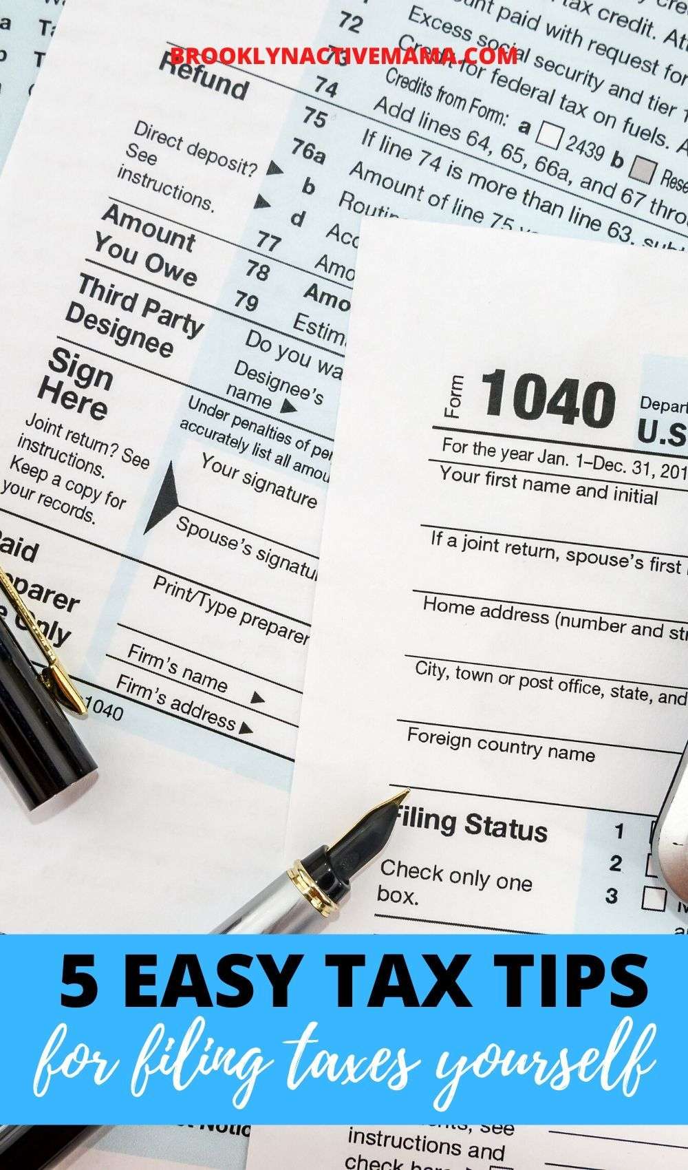 5 Easy Must Know Tips For Filing Taxes Yourself: Get Them Done Today ...