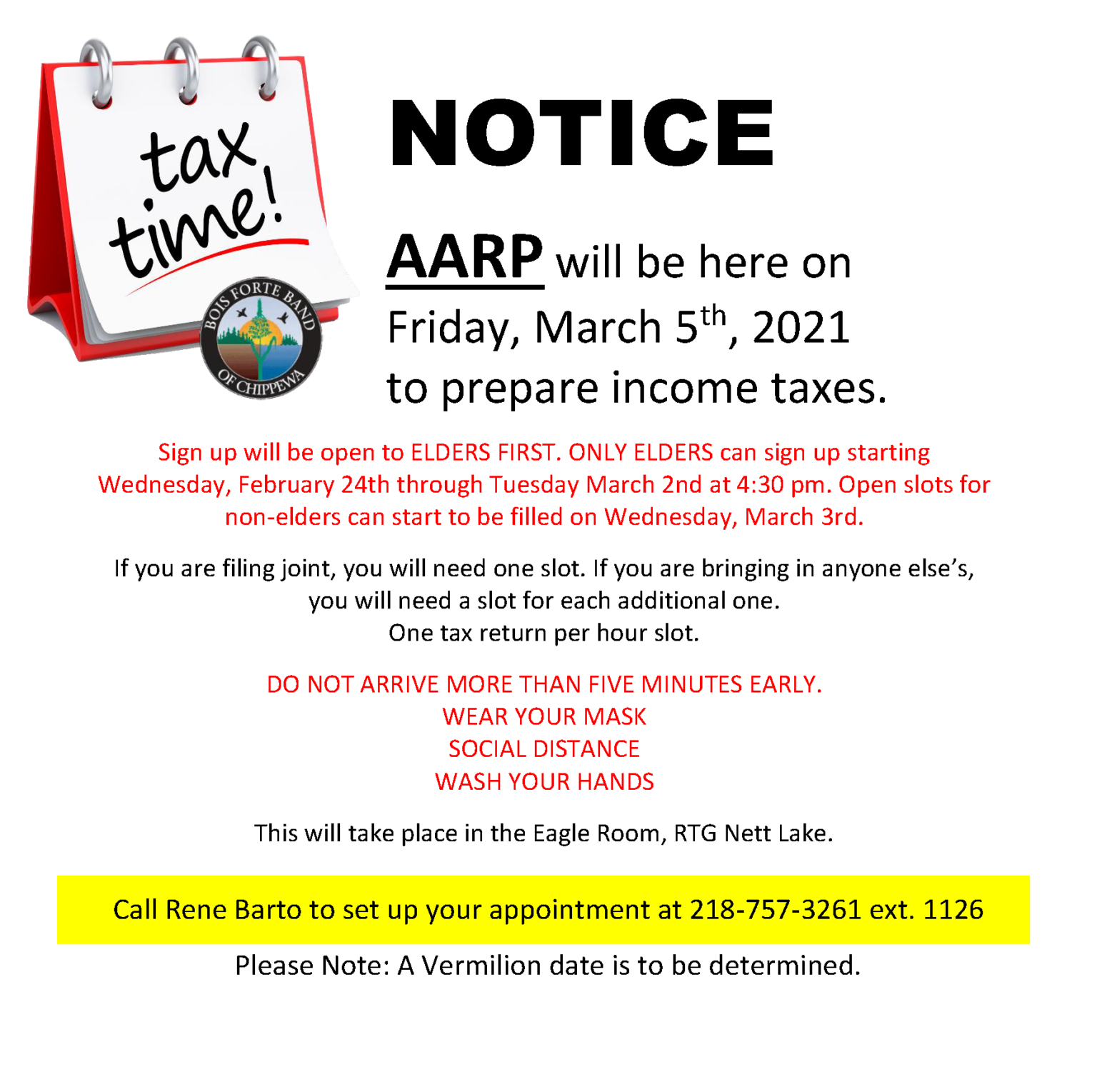 AARP Tax Prep March 5, 2021
