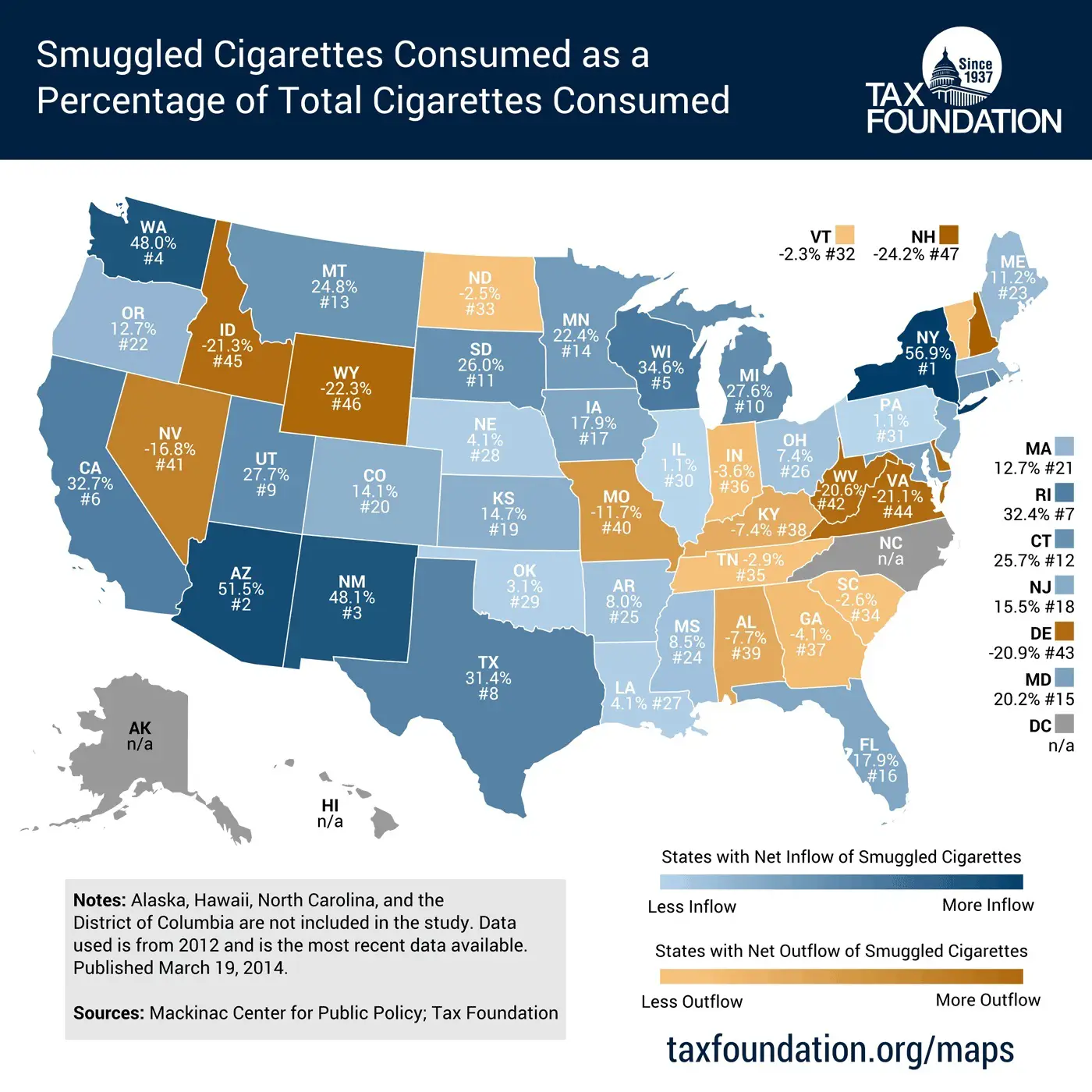 Alabama has 4th lowest cigarette taxes in US, and smugglers are taking ...