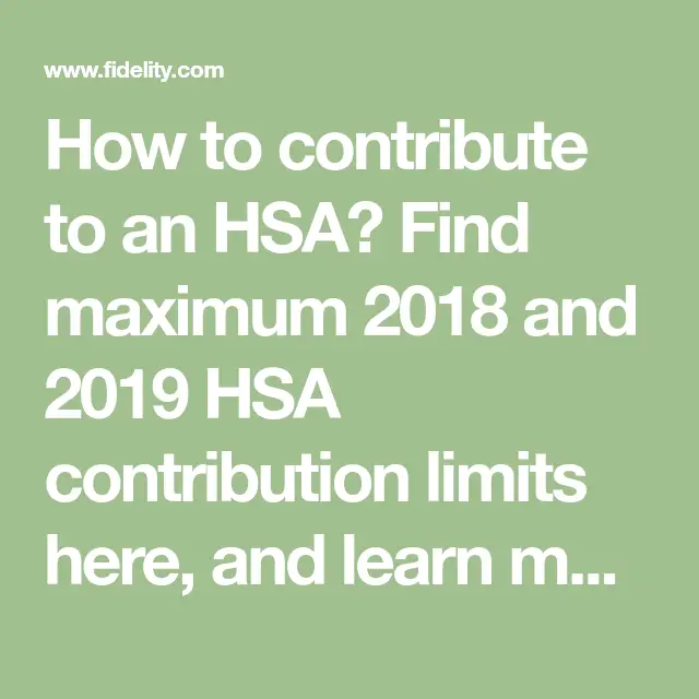 Are Hsa Contributions Tax Deductible