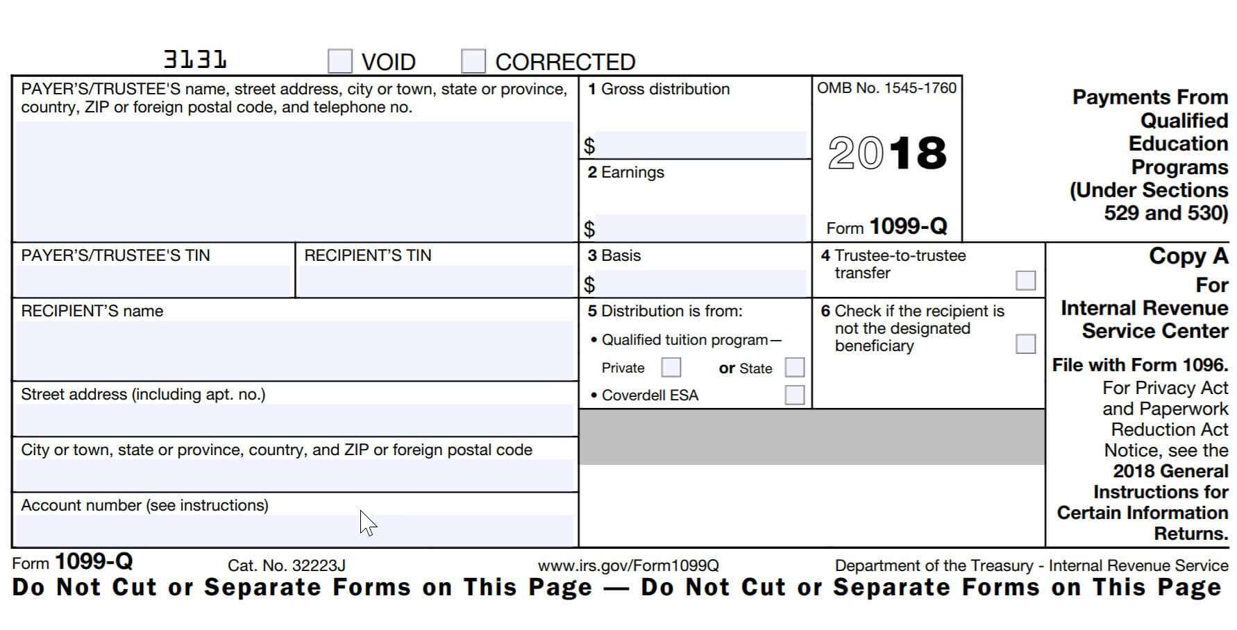 Blank Tax Forms Printable