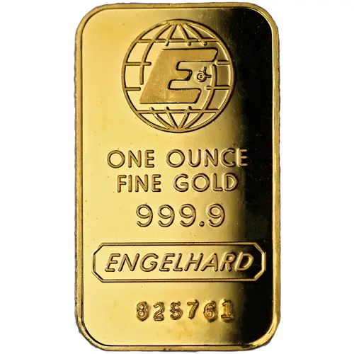Buy 1 oz Engelhard Gold Bullion Bars