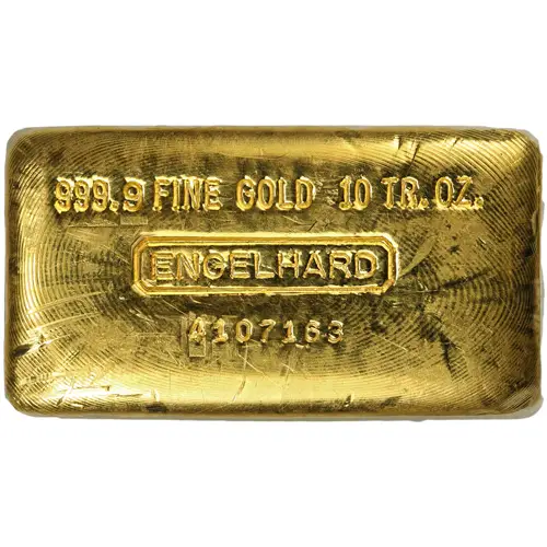 Buy 10 oz Engelhard Gold Bullion Bars