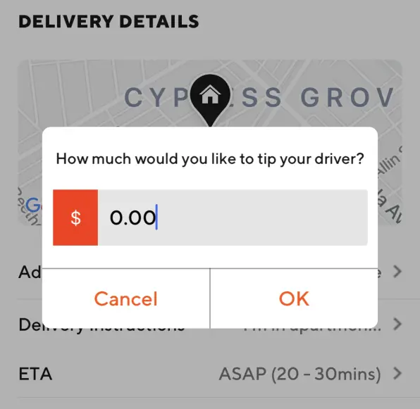 Can You Pay With Cash On Doordash