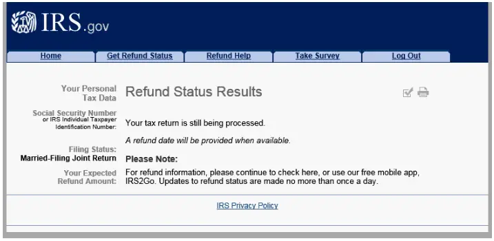Celromance: Have Not Received My Federal Tax Refund