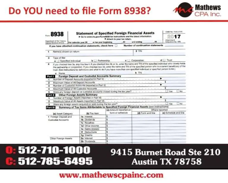 Do YOU need to file Form 8938? âStatement of Specified ...