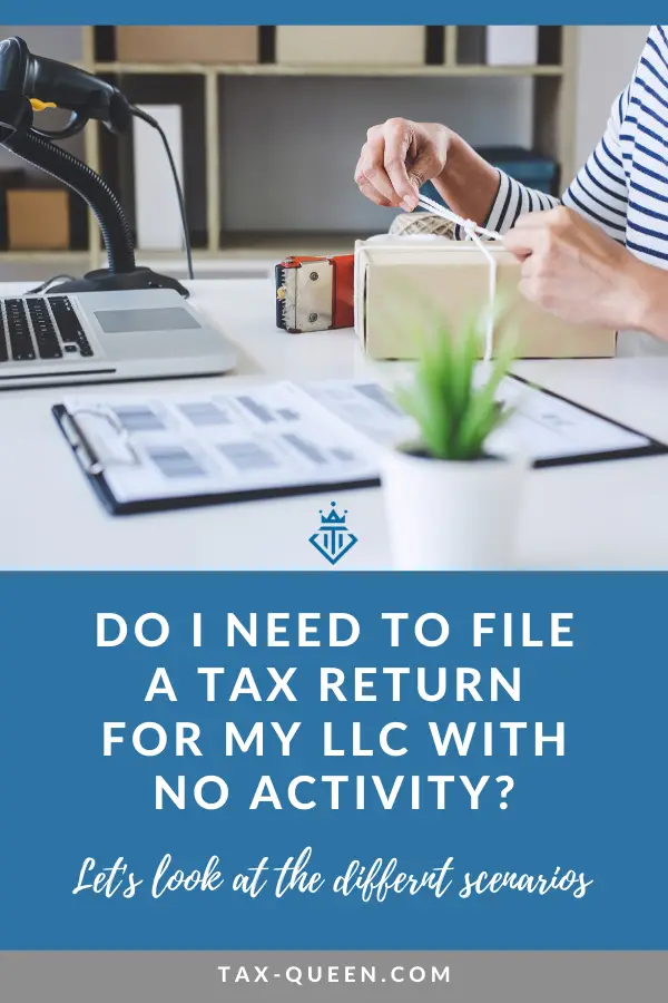 Does my LLC need to file a tax return even if it had no ...