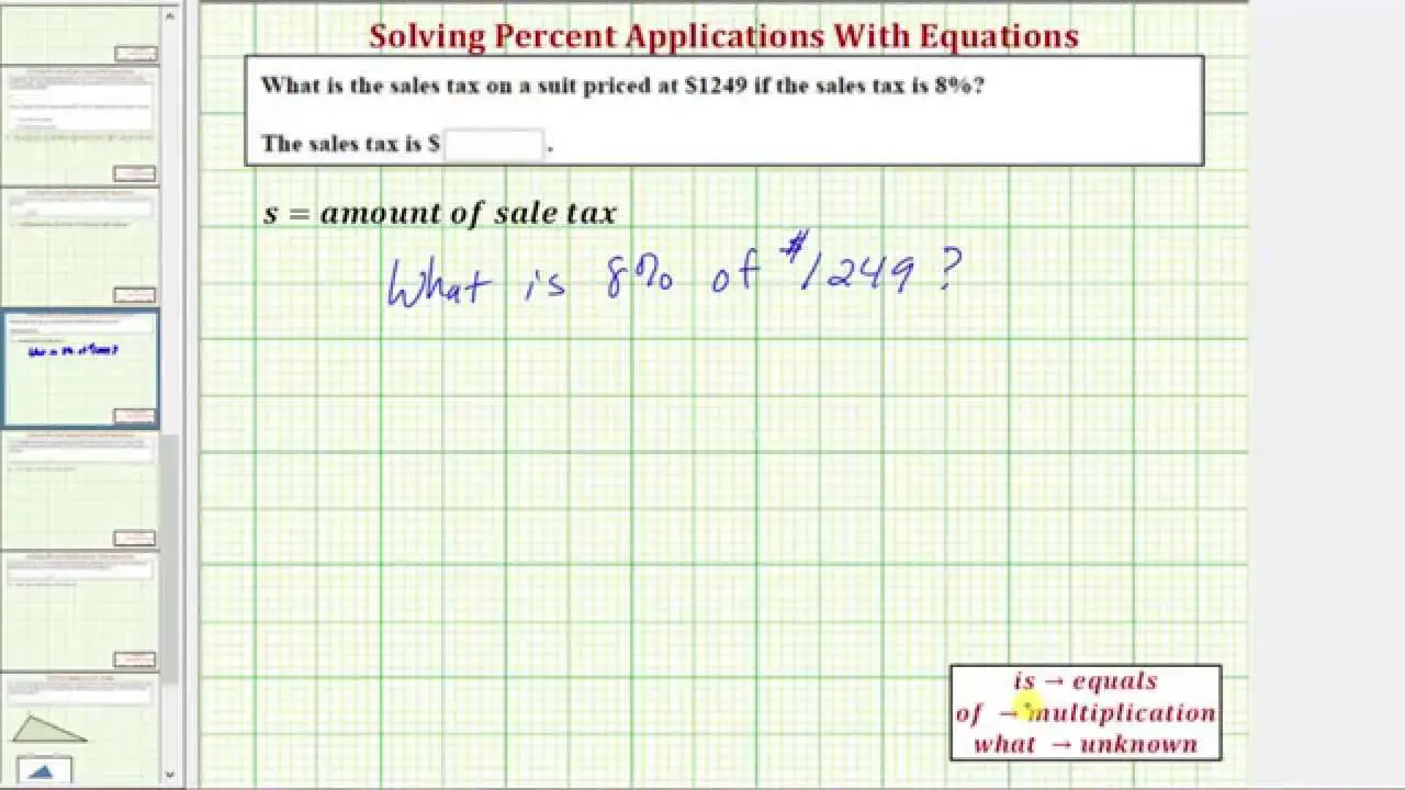 Ex: Find the Percent of an Amount