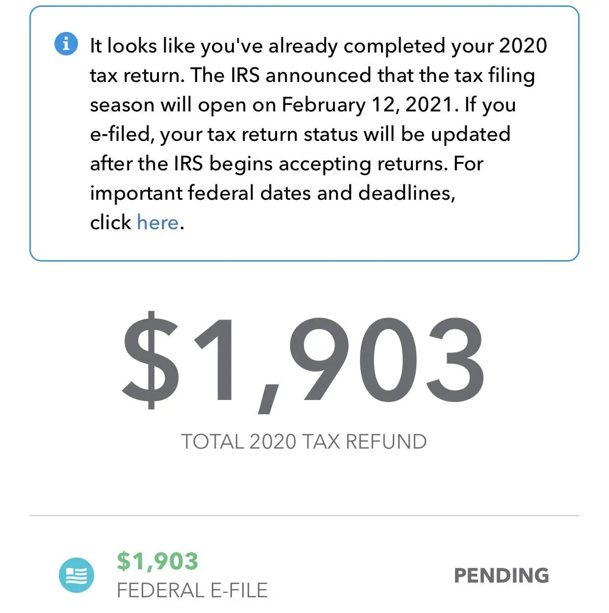 Finally after being patient, filing my 2020 taxes made me eligible for ...