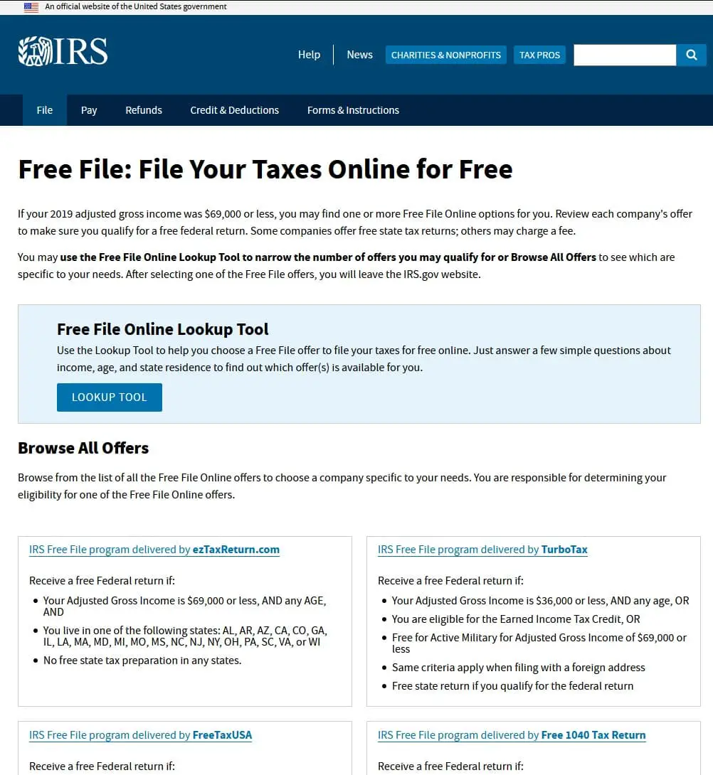Free File: How to Do Taxes Online Free (Turbo Tax &  More!) â Yoguely
