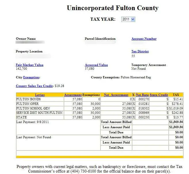 Fulton County Georgia Property Tax Calculator ...