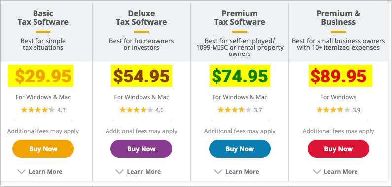 H& R Block Cost: Prices &  Fees for Online, Software + In