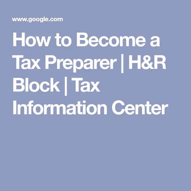H& R Block Tax Preparer Salary