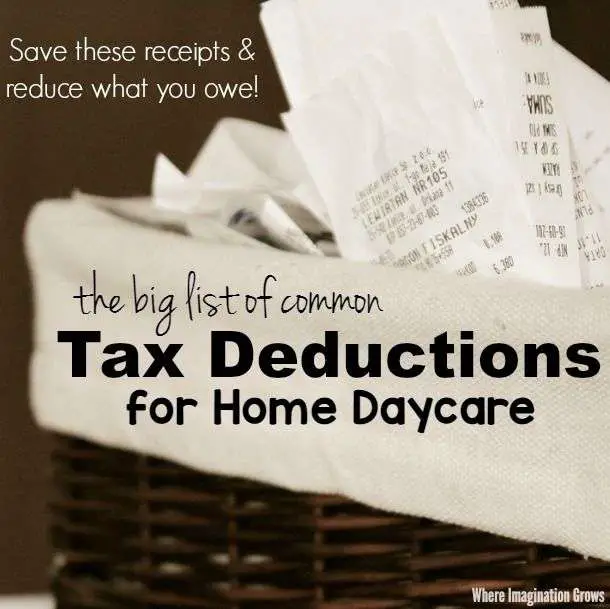 Home Daycare Tax Deductions for Child Care Providers ...