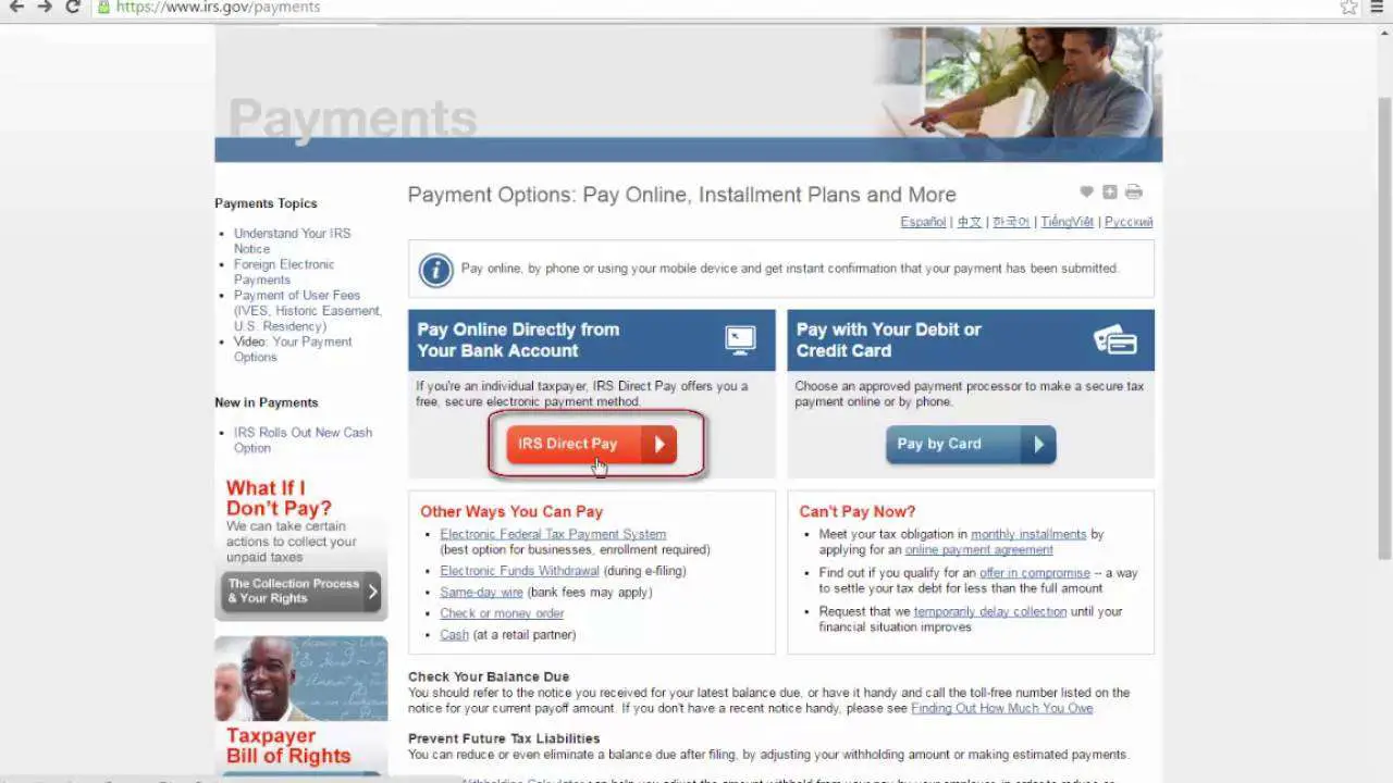 How Do I Pay My Income Tax Online