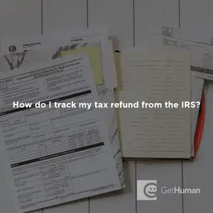 How do I track my tax refund from the IRS?