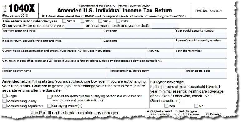 How Do You File an Amended Tax Return?