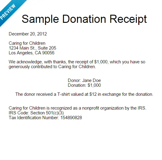 How to Create a Donation Receipt