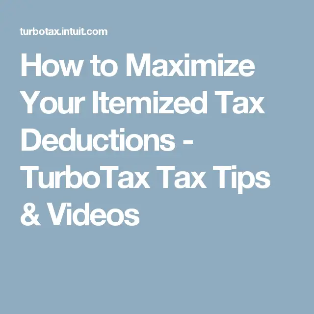 How to Maximize Your Itemized Tax Deductions