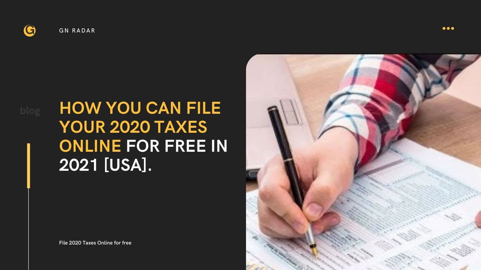 How you can file your 2020 Taxes Online for free in 2021 [USA].