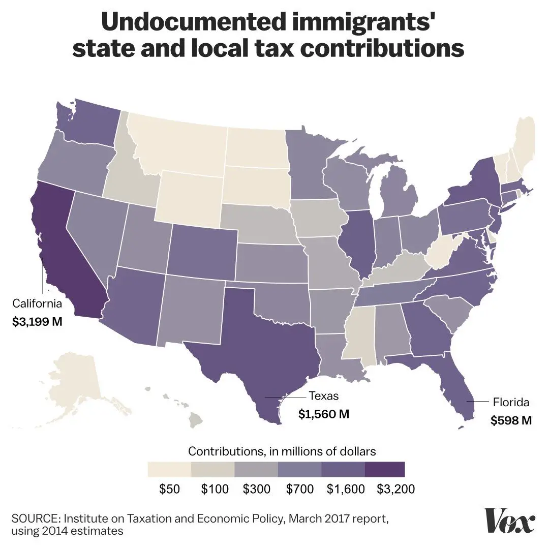 Illegal immigration taxes: Unauthorized immigrants pay state taxes