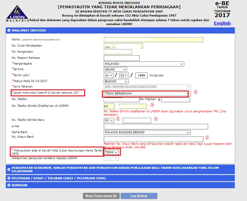 Income Tax Form Malaysia 3 Clarifications On Income Tax ...