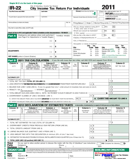 Irs Forms For Quarterly Taxes