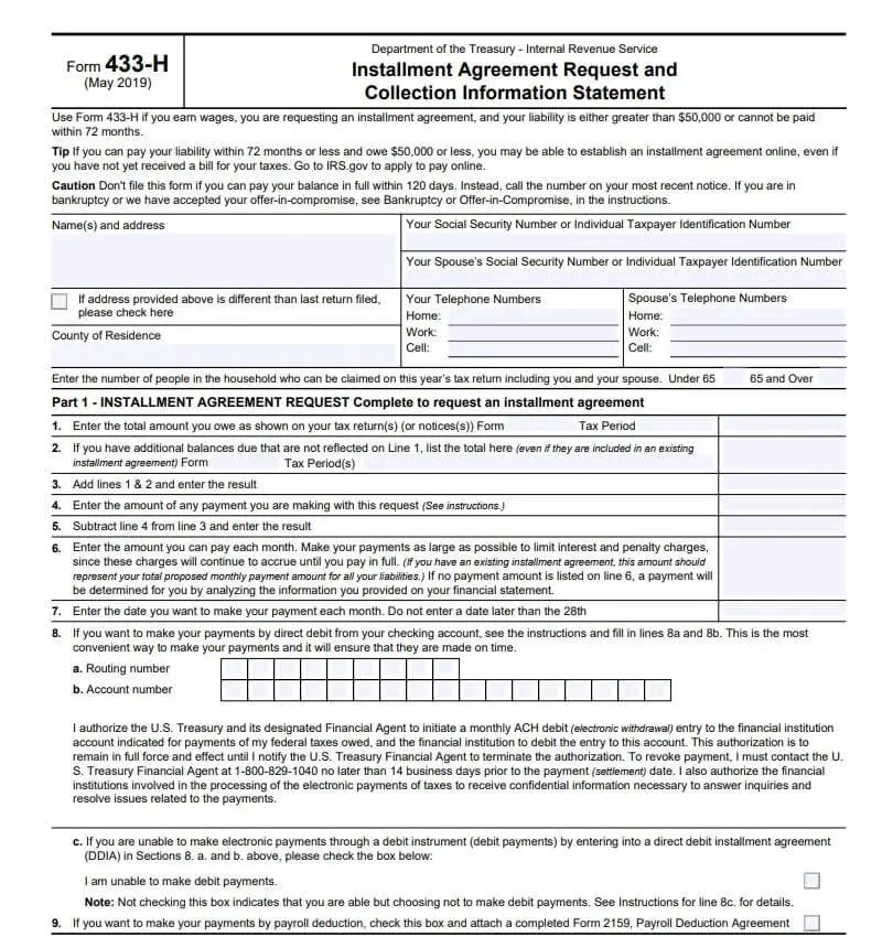 IRS Installment Agreement: Guide on IRS Payment Plans