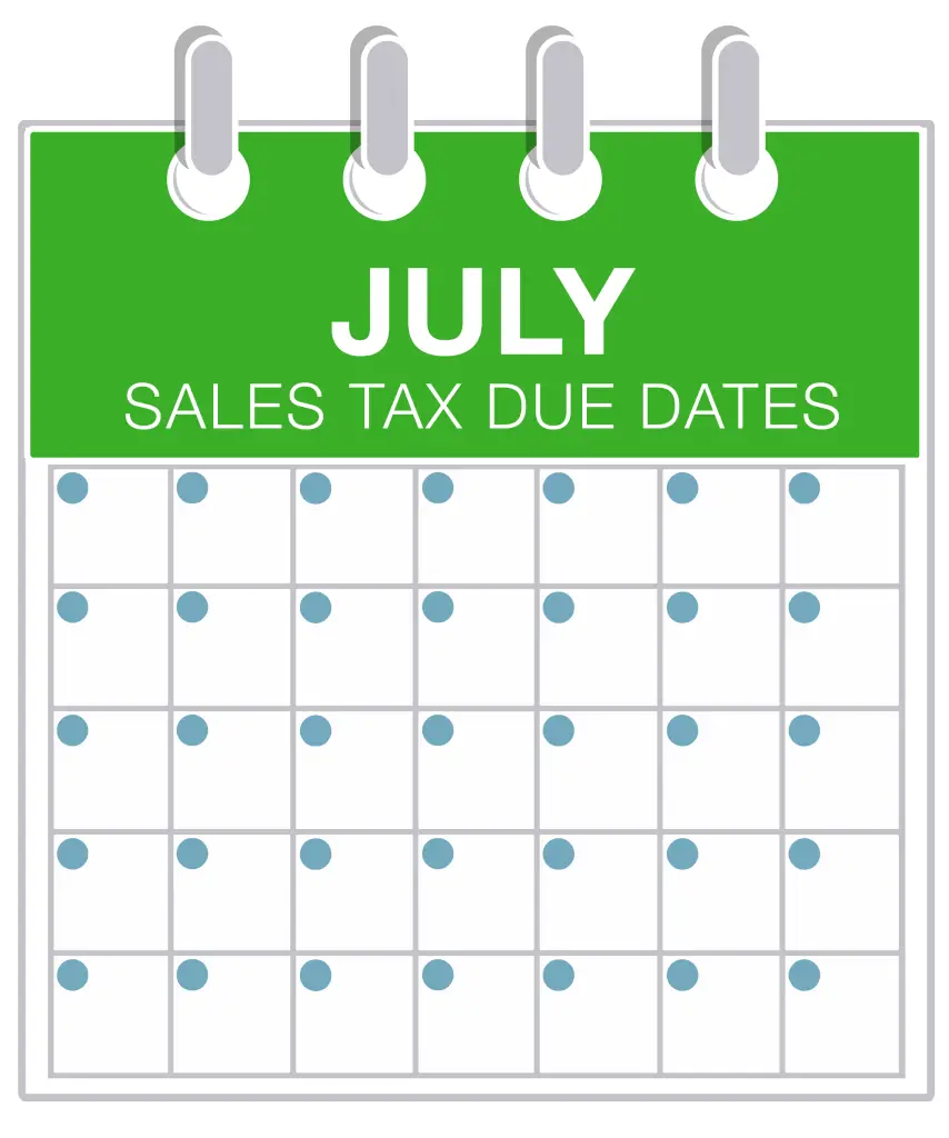 July Sales Tax Due Dates 2019TaxJar Blog