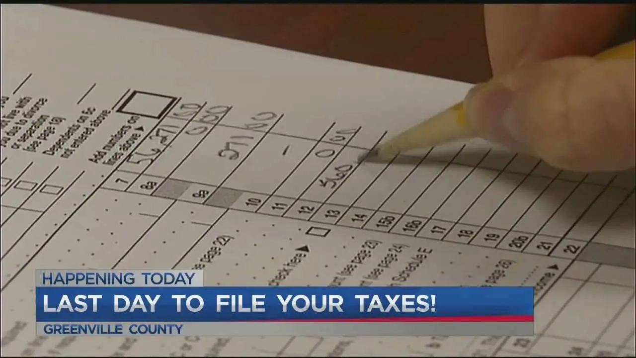 Last day to file your taxes