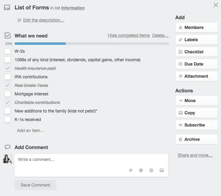 No Taxation Without Organization: How To Use Trello For Filing Taxes