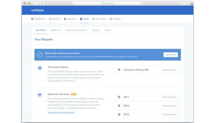 Now Coinbase Can Help you Calculate Your Cryptocurrency ...