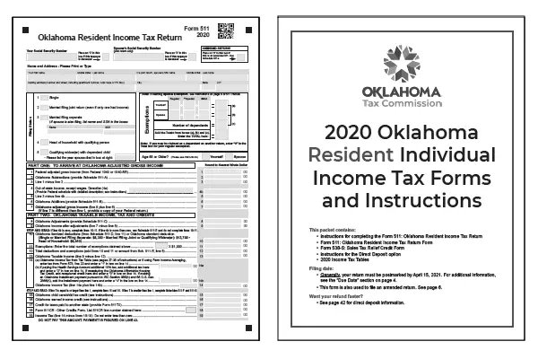 Oklahoma Tax Forms 2020 : Printable State OK 511 Form and OK 511 ...