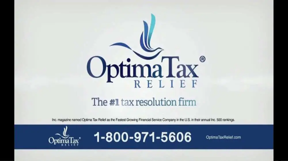 Optima Tax Relief TV Commercials