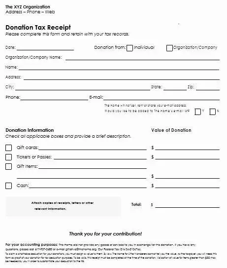 Real Estate Donation To Church Receipt Template Authentic : Receipt Forms
