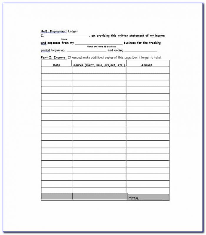 Self Employed Form For Taxes