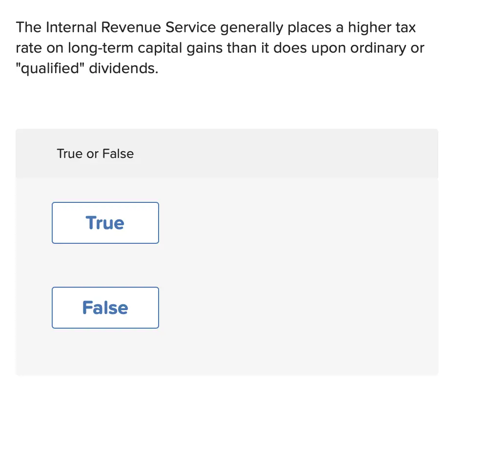 Solved: The Internal Revenue Service Generally Places A Hi...
