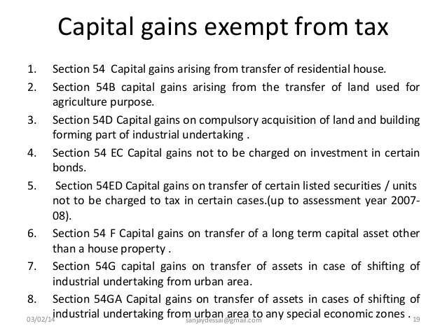 Some of the important points to consider for Section 54F Income Tax ...