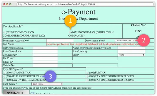 Step by step guide on how to pay Income Tax that is due