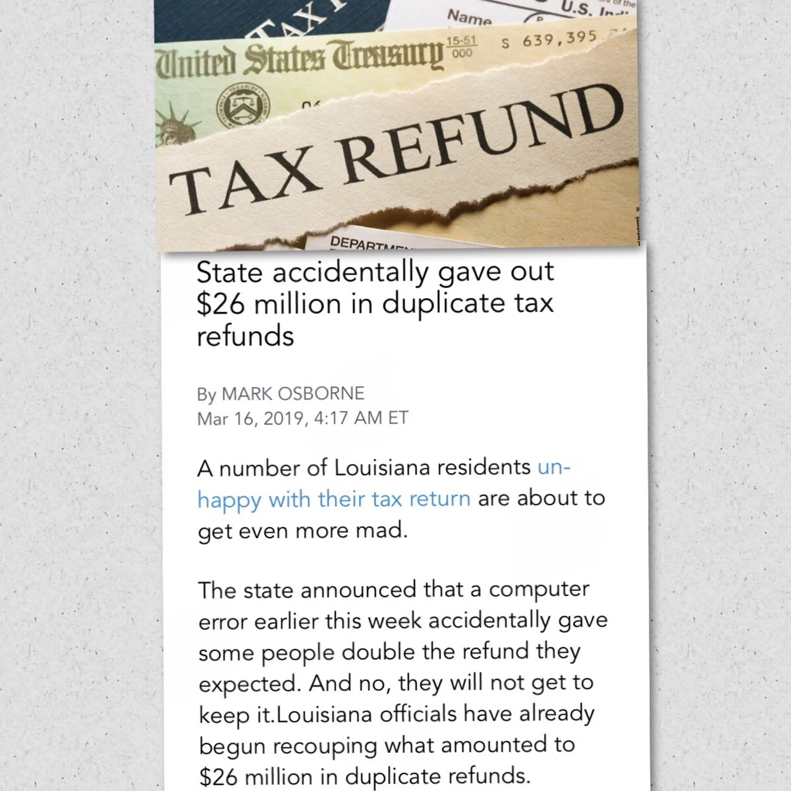 Tax refunds  DAILY SOCIAL INFORM