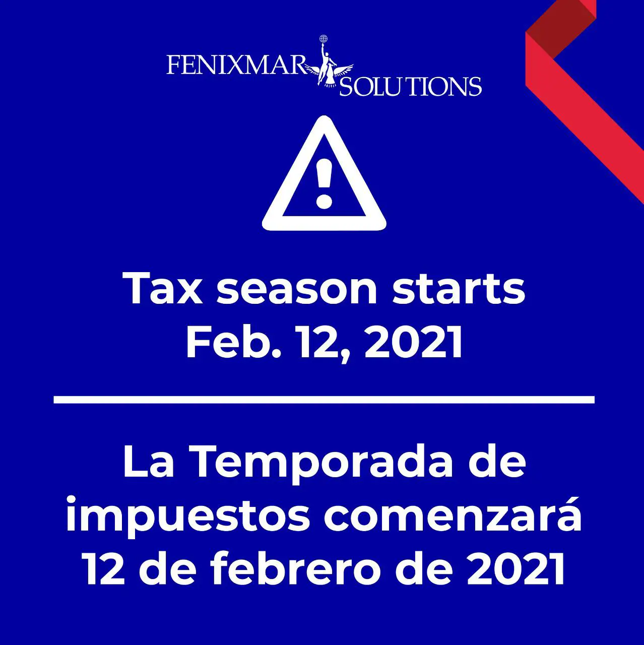 Tax Season starts Feb.12, 2021
