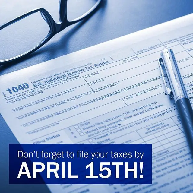 The April 15th tax filing deadline is this upcoming Monday! Don