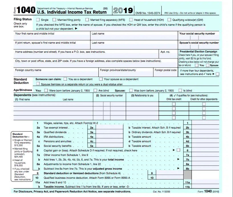 Total Income: Form 1040 Decoded
