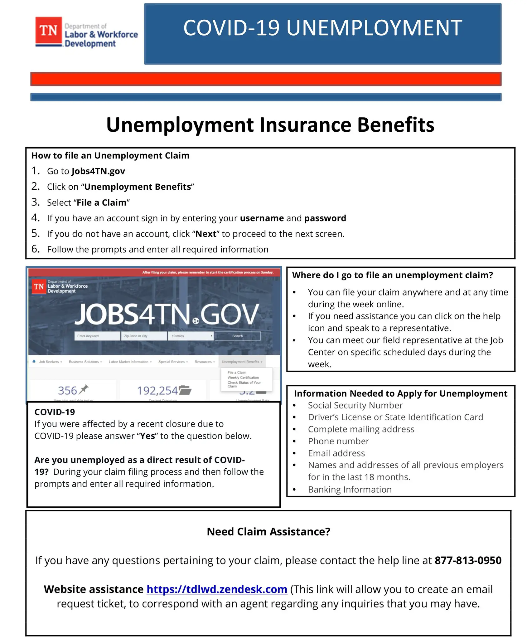 Unemployment Tn Extra 300