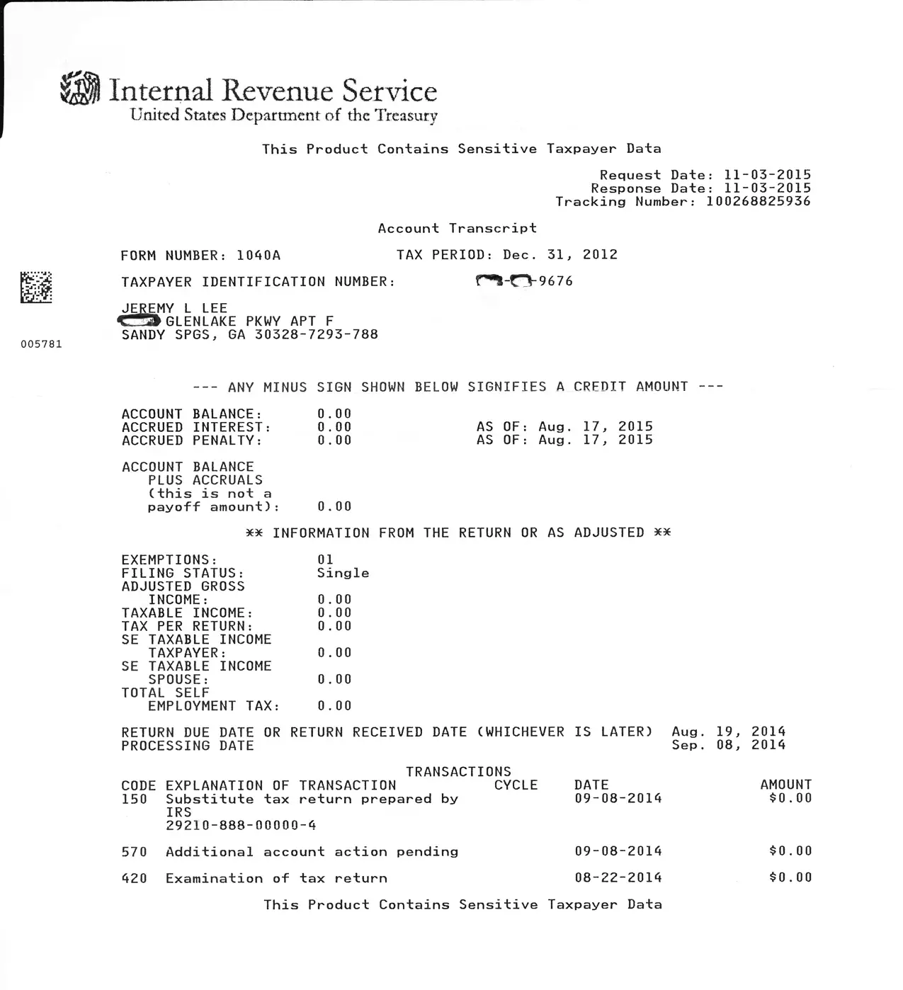 What Is The Irs Transcript