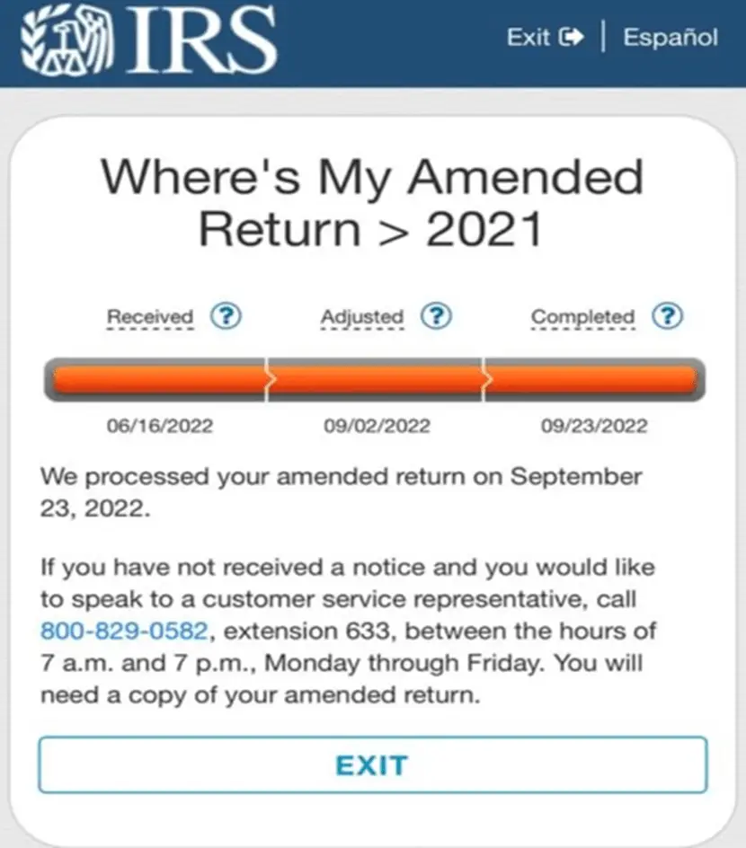 Where is My Amended Tax Return and When Will I get My Refund? 2022 ...