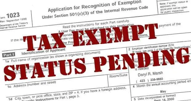 Where is my IRS Tax Exempt Application?
