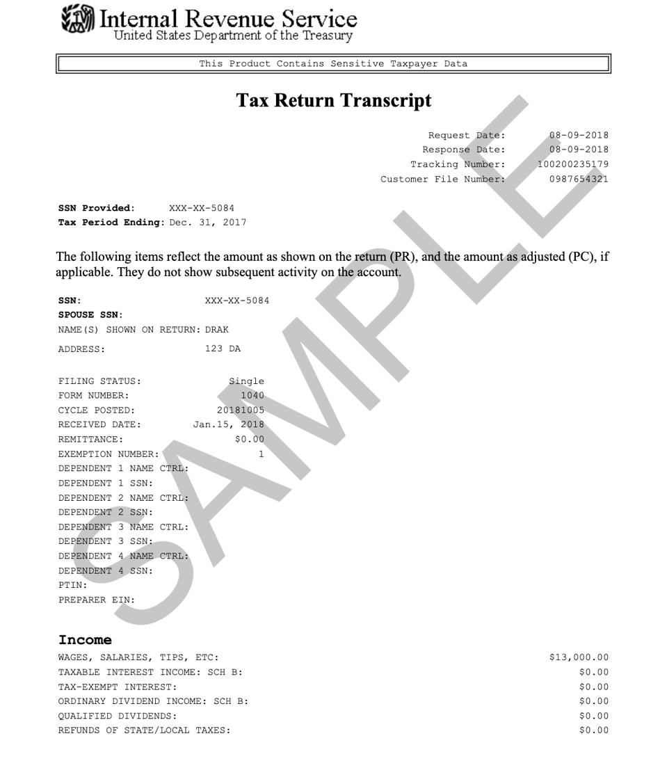 Your Tax Transcript May Look Different As IRS Moves To Protect Privacy